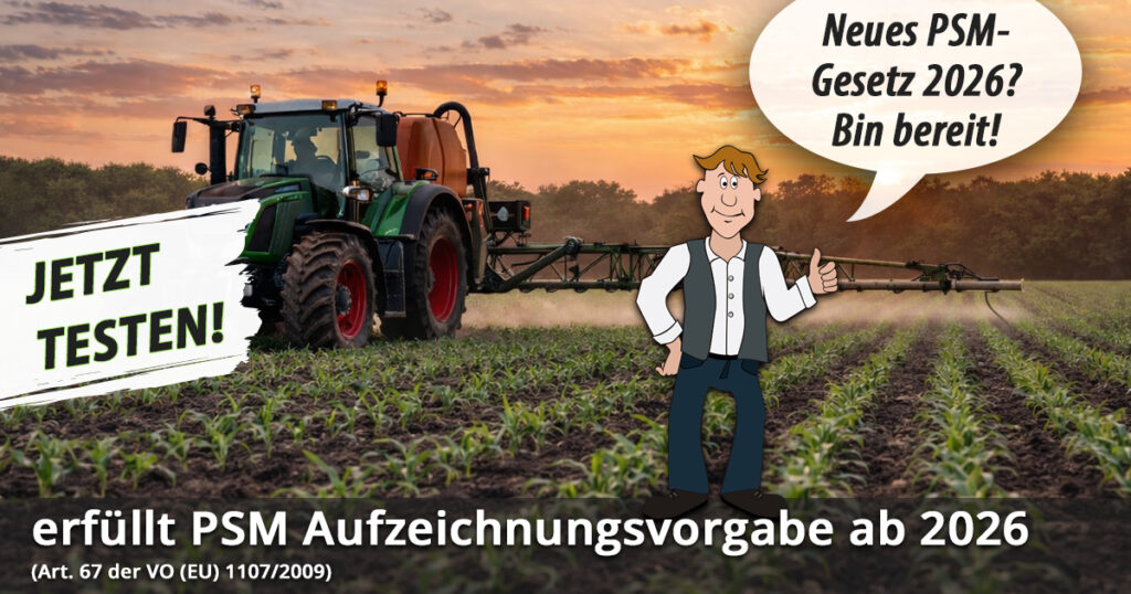 Pflanzenschutz auf einem Feld
